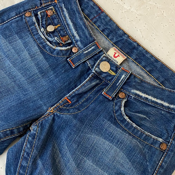 TRUE RELIGION JOEY FLARED JEANS FROM THE 2000’s 💋 - Picture 2 of 2